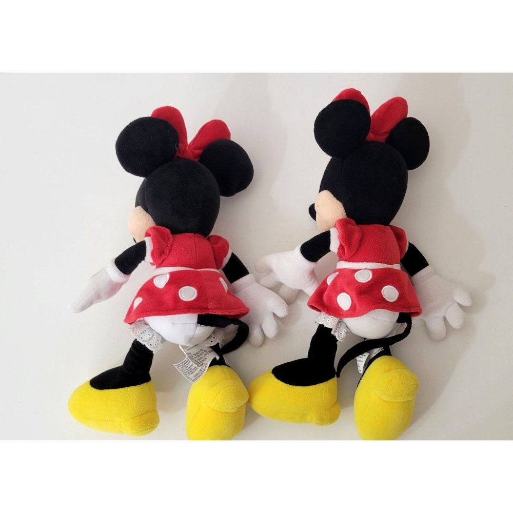 Disney Parks Minnie Mouse Twins Two Identical Plush Toys - Picture 3 of 6